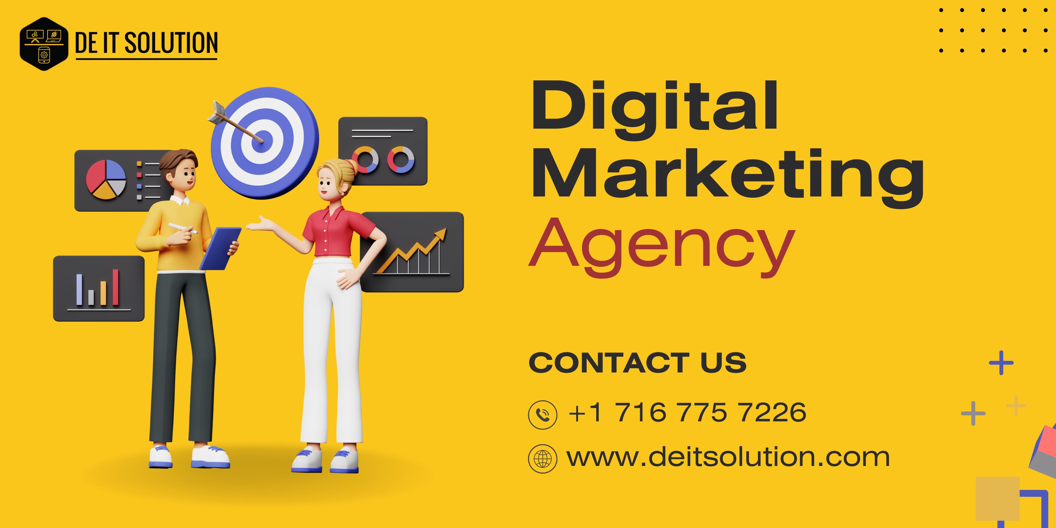 DE IT Solution offers tailored IT services, SEO, and digital solutions to help your business grow with expert support and inn