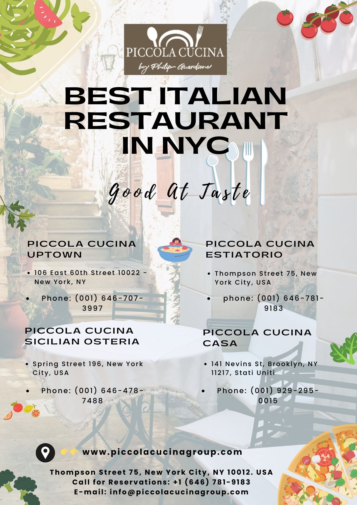 A Gorgeous Restaurant in Soho with Italian Taste