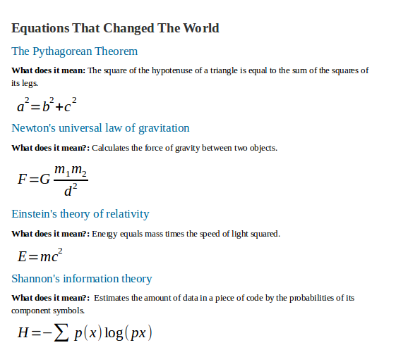 Libreoffice Math Exercise