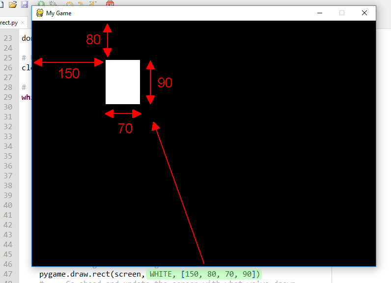 draw a rectangle