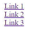 list of links block
