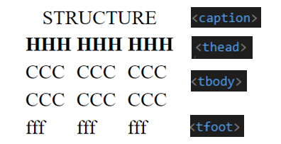 Table HTML